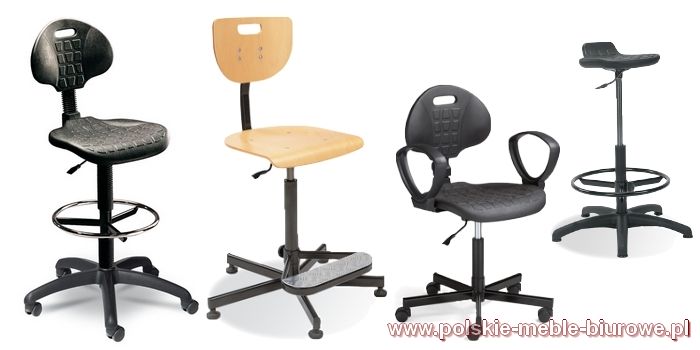krzesła specjalistyczne przemysłowe laboratoryjne
