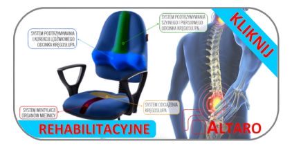 Krzesła i akcesoria profilaktyczno-rehabilitacyjne