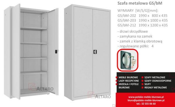 szafa metalowa szafy metalowe Altaro